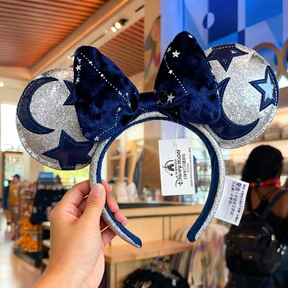 2025 Disney Parks Fantasia Constellation Star Moon Sorcerer Mickey Ears Headband - Picture 2 of 7